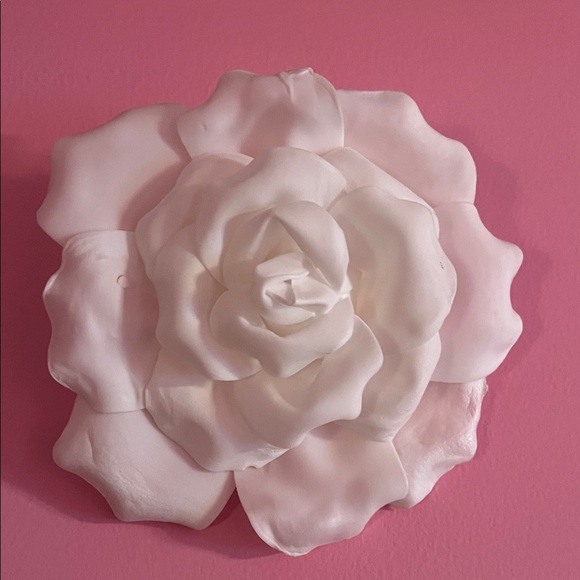 Pink 'Love' Wall Decor with Floral Accents - Picture 2 of 6